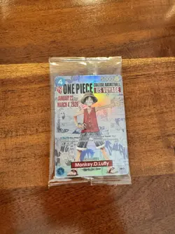 One Piece Monkey D. Luffy U.S Voyage College Basketball Card IN HAND - Image 1