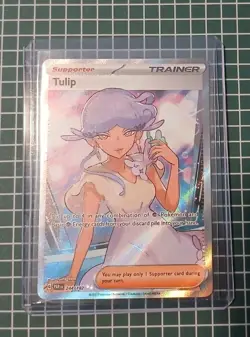 Pokemon Card Trainer Tulip Ultra Rare SV04: Paradox Rift 244/182 NM - Image 1
