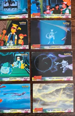 Topps Pokemon Mewtwo Strikes Back Trading Card Set NM Condition! - Image 4