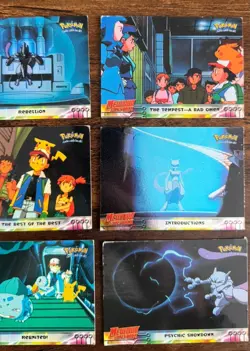 Topps Pokemon Mewtwo Strikes Back Trading Card Set NM Condition! - Image 5