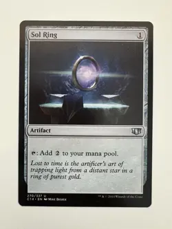 Sol Ring MTG Magic the Gathering Card NM Near Mint C14 - Image 1