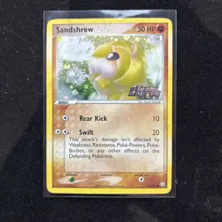 Sandshrew 74/109 EX Team Rocket Returns Holo Stamped Pokemon TCG Card,2004 - Image 1