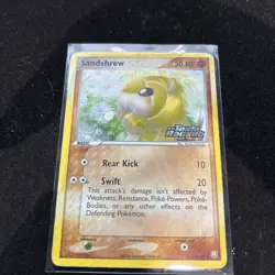 Sandshrew 74/109 EX Team Rocket Returns Holo Stamped Pokemon TCG Card,2004 - Image 2