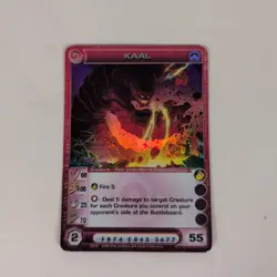 Chaotic TCG Card Kaal Creature Ultra Rare AU Alliances Unraveled Max ES - Image 1