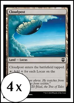 MTG - 4 x Cloudpost - Modern Horizons 3 Commander - Playset 4x x4 - Image 1