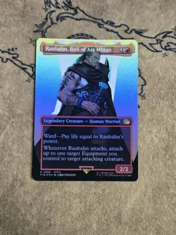 Raubahn, Bull of Ala Mhigo (Borderless) 0388 Final Fantasy Foil NM - Image 1