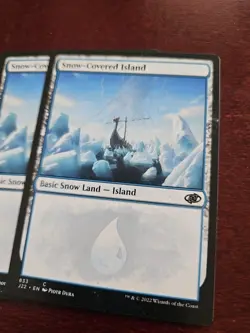 7X Snow-Covered Island MTG 833 Lp/NM - Image 2
