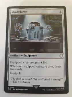 MTG - Universes Beyond: Fallout - Skullclamp - NM - NF - Image 1