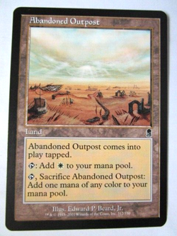 MTG Abandoned Outpost Odyssey Land Light Play!! - Image 1