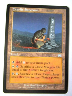 MTG Starlit Sanctum Onslaught Land Light Play!! - Image 1