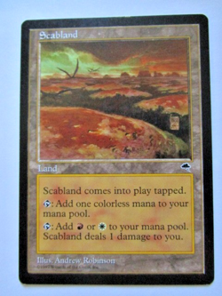 MTG Scabland Tempest Land Moderate Play!! - Image 1