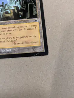 Ancient Tomb - MTG - Tempest 315 - VG - Image 3