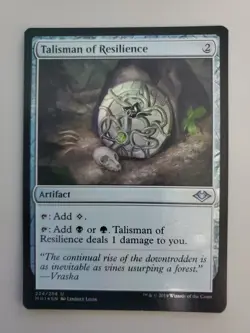 MTG Talisman of Resilience Modern Horizons Foil Uncommon - Image 1