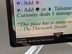 Talisman of Curiosity Universes Beyond: Doctor Who Foil - Image 2