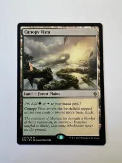 Canopy Vista - MTG Battle for Zendikar - NM - Image 1
