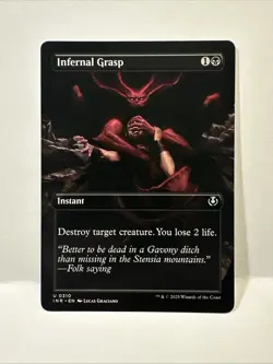 Infernal Grasp (Borderless) Innistrad Remastered Regular - Image 1