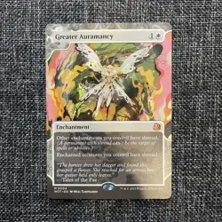 Greater Auramancy #4 Wilds of Eldraine: Enchanting Tales Regular MTG ⭐NM - Image 1
