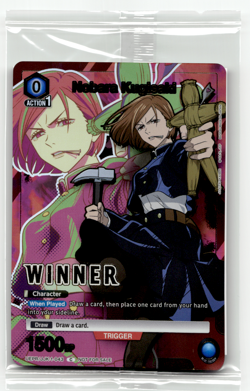 Union Arena - Nobara Kugisaki Foil Winner Promo - Sealed - Jujutsu Kaisen Anime - Image 1