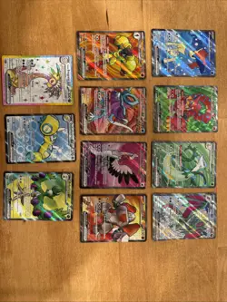 Pokemon Tcg Ultra Rare Full Art Ex Cards Lot Of 11 - Image 1
