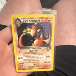 Pokemon TCG Dark Charizard Team Rocket 4/82 Holo Rare 2000 Wizards 80 HP - Image 1