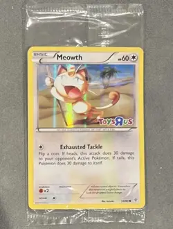 Meowth 53/83 Holo - Toys-R-Us STAMPED Sealed - Generations - Pokemon TCG 2016 - Image 1