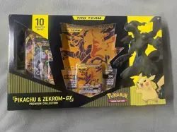 Nintendo Pokemon TCG Pikachu and Zekrom-GX Tag Team Premium Collection - Image 1