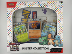Pokemon TCG Scarlet & Violet 151 Poster Collection Box 3 Packs New Sealed - Image 1