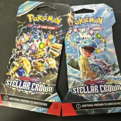2x Pokemon Stellar Crown Sleeved Booster Packs - Image 1
