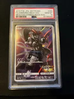 Pokemon Armored Mewtwo FA 2019 SM Promo #365 Japanese PSA 10 - Image 1
