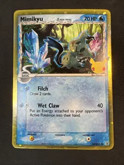Mimikyu (Delta Species) SWSH136 Sword & Shield Black Star Promo Holo Pokemon - Image 1