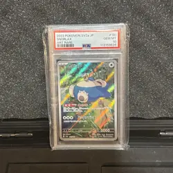 2023 Pokemon JP SV2a Snorlax Art Rare PSA 10 Gem Mint - Image 1