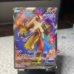 Blaziken V Full Art 161/198 Swsh06: Sword & Shield-Chilling Reign Pokemon TCG - Image 1