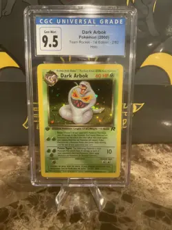Pokemon Dark Arbok 2/82 Team Rocket 1st Edition 2000 CGC 10 - Image 2