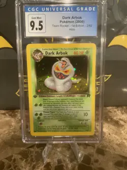 Pokemon Dark Arbok 2/82 Team Rocket 1st Edition 2000 CGC 10 - Image 3
