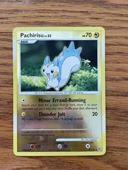 Pachirisu 35/130 Diamond and Pearl Reverse Holo Pokemon TCG - Image 1