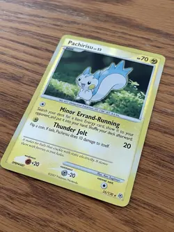 Pachirisu 35/130 Diamond and Pearl Reverse Holo Pokemon TCG - Image 2