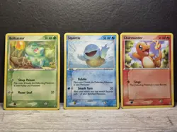 Squirtle 83/112 Charmander Bulbasaur FireRed LeafGreen LP Pokemon - Image 1