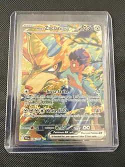 Pokemon Journey Together Hop’s Zacian EX SIR 186/159 NM - Image 1