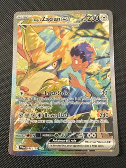 Pokemon Journey Together Hop’s Zacian EX SIR 186/159 NM - Image 2