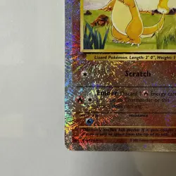 2002 Pokemon Charmander 70/110 Legendary Collection Reverse Holo - Image 3