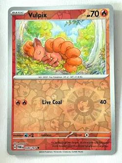 Vulpix 026/167 Reverse Holo Common Twilight Masquerade Pokemon TCG Near Mint NM - Image 1