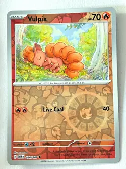 Vulpix 026/167 Reverse Holo Common Twilight Masquerade Pokemon TCG Near Mint NM - Image 3