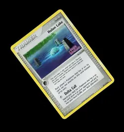 2006 Pokemon TRAINER HOLON LAKE HOLO EX HOLON PHANTOMS STAMP 87/110! LP - NM - Image 1