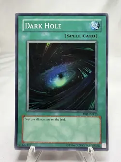 Dark Hole DB1-EN113 Super Rare Yu-gi-oh LP - Image 1