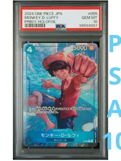 ONE PIECE Card【U.S./DDP】 Monkey D Luffy P Parallel PSA10 P-055 - Image 1