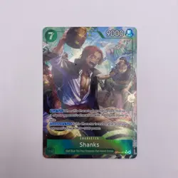 One Piece Shanks OP14-027 Alt Art R The Azure Sea's Seven English NM - Image 1