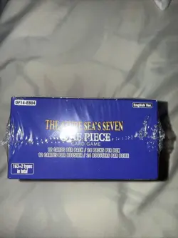 ONE PIECE CARD GAME THE AZURE SEA'S SEVEN BOOSTER BOX OP14 ENGLISH Sealed - Image 4