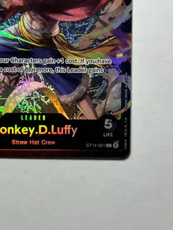 Monkey.D.Luffy ST14-001 One Piece Starter Deck 14: 3D2Y L English - Image 5