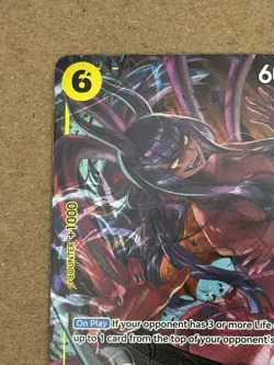 One Piece CCG Nico Robin OP09-107 Rare Alt Art Holo Foil English - Image 3