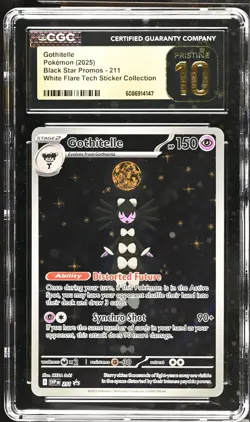 CGC 10 PRISTINE Gothitelle 211 SVP Black Star PROMO SVP211 Pokemon Card 269 - Image 1